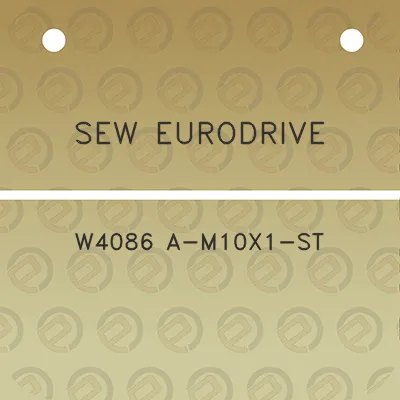 sew-eurodrive-w4086-a-m10x1-st