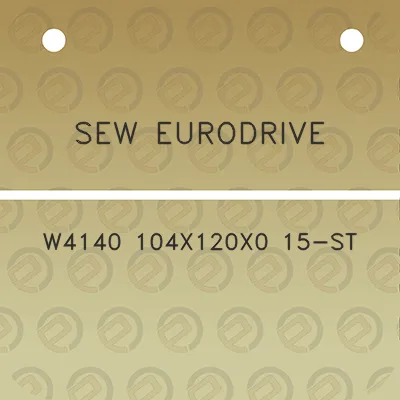 sew-eurodrive-w4140-104x120x0-15-st