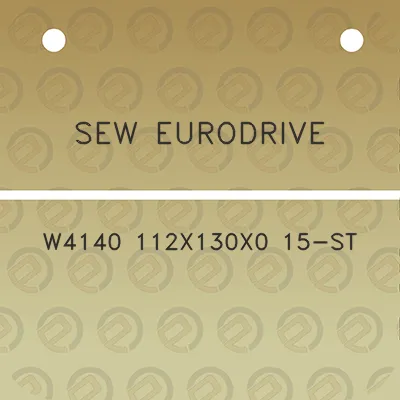 sew-eurodrive-w4140-112x130x0-15-st