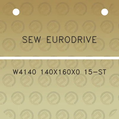 sew-eurodrive-w4140-140x160x0-15-st