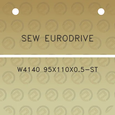 sew-eurodrive-w4140-95x110x05-st