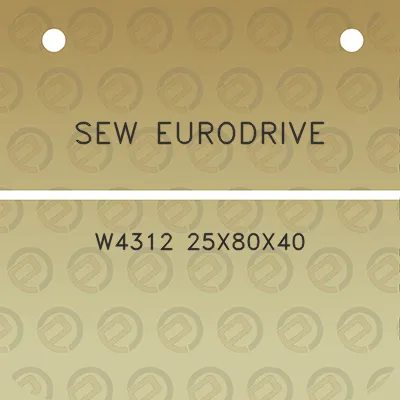 sew-eurodrive-w4312-25x80x40