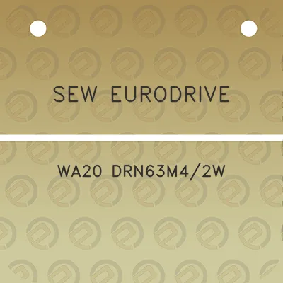 sew-eurodrive-wa20-drn63m42w