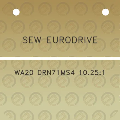 sew-eurodrive-wa20-drn71ms4-10251