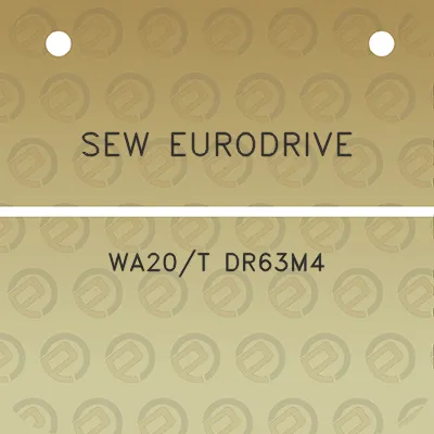 sew-eurodrive-wa20t-dr63m4