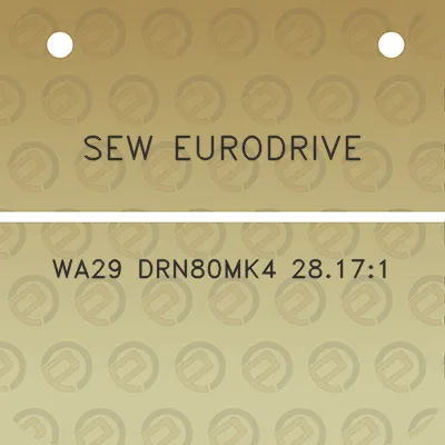 sew-eurodrive-wa29-drn80mk4-28171