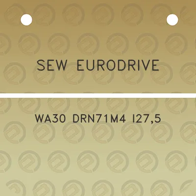 sew-eurodrive-wa30-drn71m4-i275