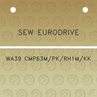 sew-eurodrive-wa39-cmp63mpkrh1mkk