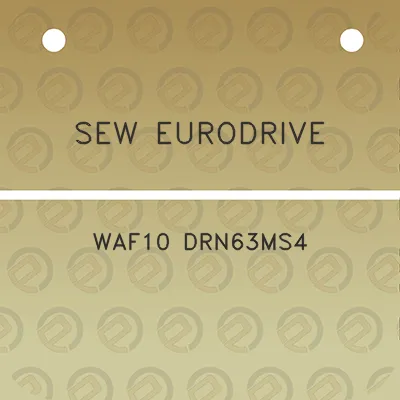 sew-eurodrive-waf10-drn63ms4