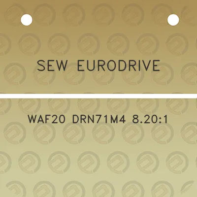 sew-eurodrive-waf20-drn71m4-8201