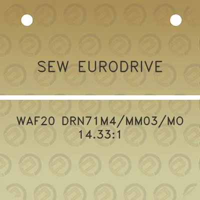 sew-eurodrive-waf20-drn71m4mm03mo-14331