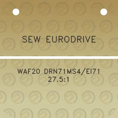 sew-eurodrive-waf20-drn71ms4ei71-2751