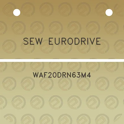 sew-eurodrive-waf20drn63m4