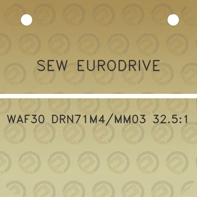 sew-eurodrive-waf30-drn71m4mm03-3251