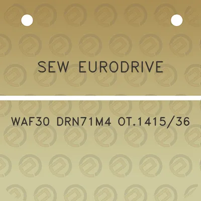 sew-eurodrive-waf30-drn71m4-ot141536