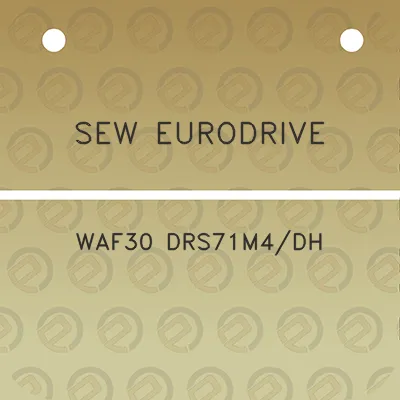 sew-eurodrive-waf30-drs71m4dh