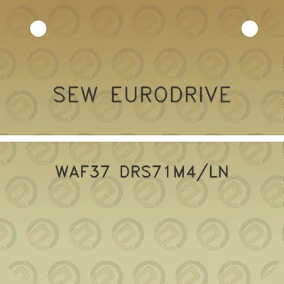 sew-eurodrive-waf37-drs71m4ln