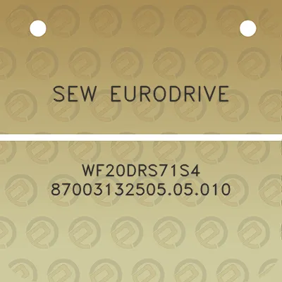 sew-eurodrive-wf20drs71s4-8700313250505010