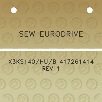 sew-eurodrive-x3ks140hub-417261414-rev-1