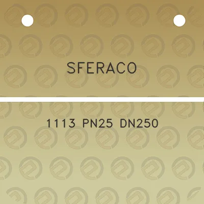 sferaco-1113-pn25-dn250