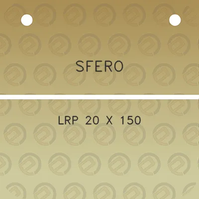 sfero-lrp-20-x-150