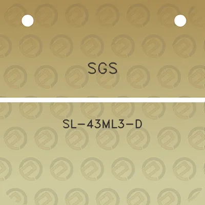 sgs-sl-43ml3-d