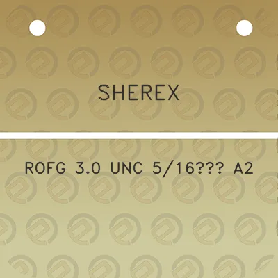 sherex-rofg-30-unc-516-a2