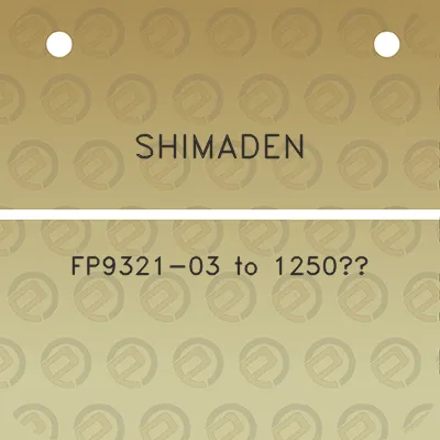 shimaden-fp9321-03-to-1250