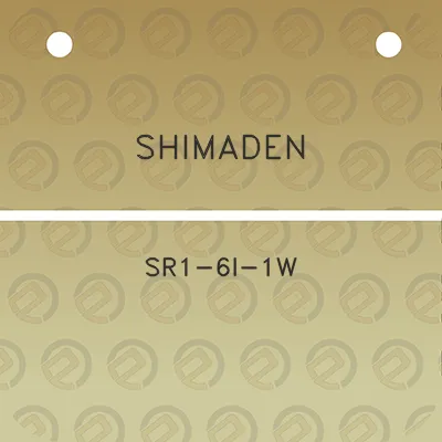 shimaden-sr1-6i-1w