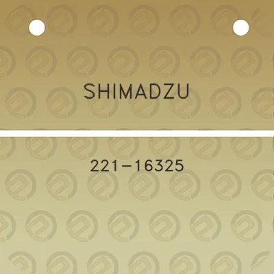 shimadzu-221-16325