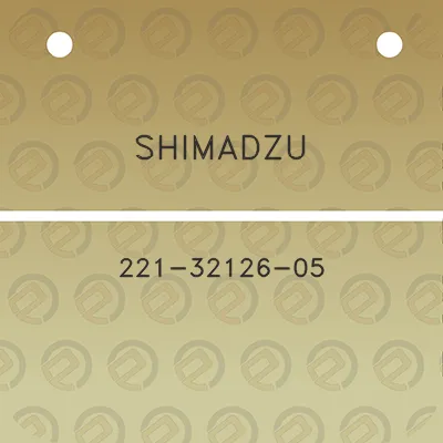 shimadzu-221-32126-05