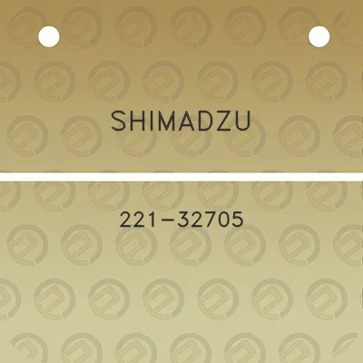 shimadzu-221-32705