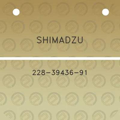 shimadzu-228-39436-91