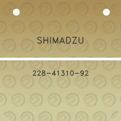 shimadzu-228-41310-92