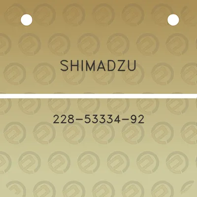 shimadzu-228-53334-92