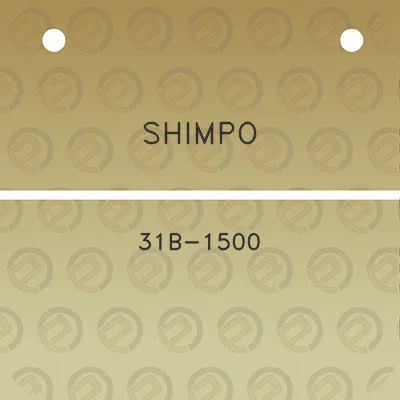 shimpo-31b-1500