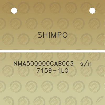 shimpo-nma500000cab003-sn-7159-1lo