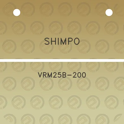 shimpo-vrm25b-200