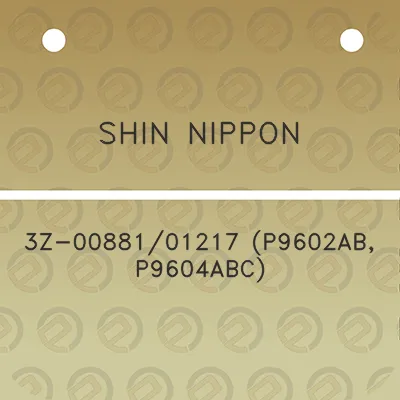 shin-nippon-3z-0088101217-p9602ab-p9604abc