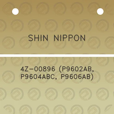 shin-nippon-4z-00896-p9602ab-p9604abc-p9606ab