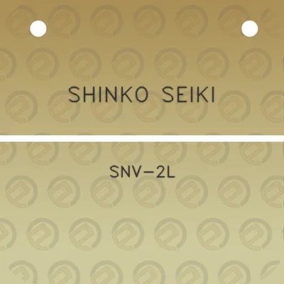 shinko-seiki-snv-2l