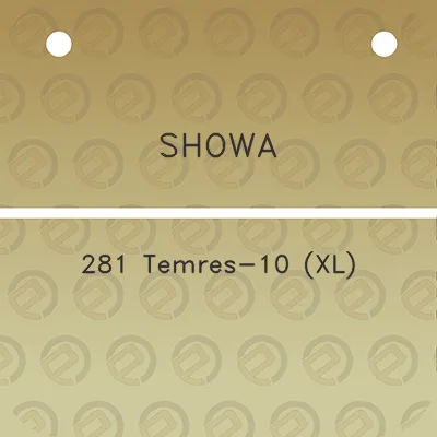 showa-281-temres-10-xl