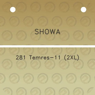 showa-281-temres-11-2xl