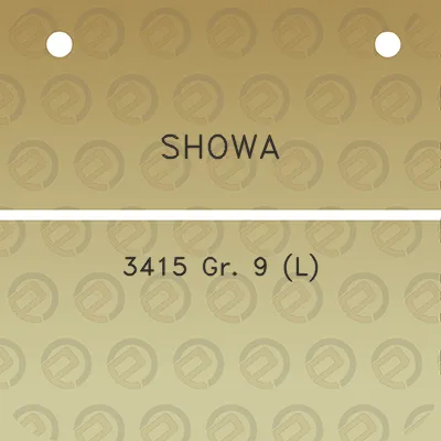 showa-3415-gr-9-l