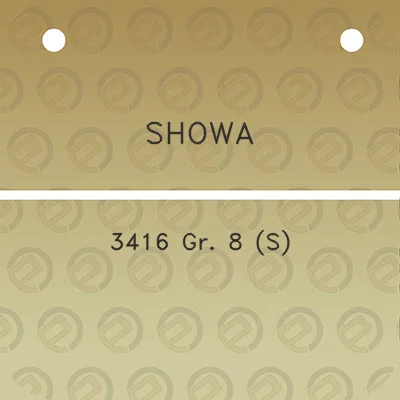 showa-3416-gr-8-s