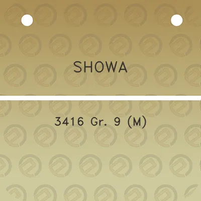 showa-3416-gr-9-m