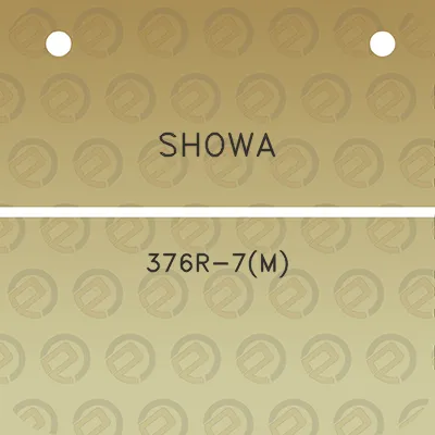 showa-376r-7m