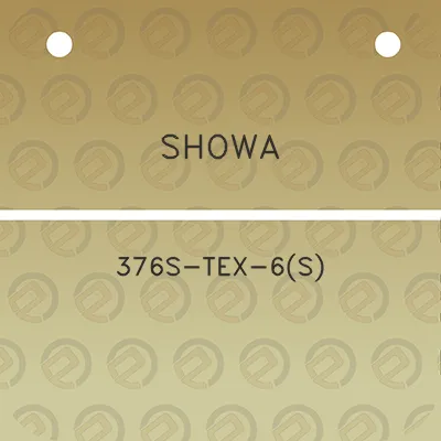 showa-376s-tex-6s