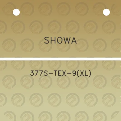 showa-377s-tex-9xl