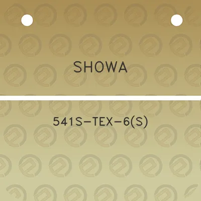 showa-541s-tex-6s